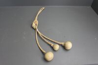 Argentinian Braided Rawhide 3 Ball Boleadoros Lasso