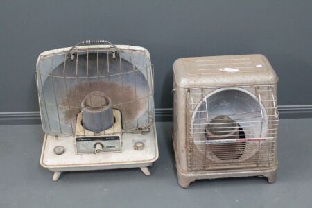 2 x Vintage Fyrside Metal Kero Heaters
