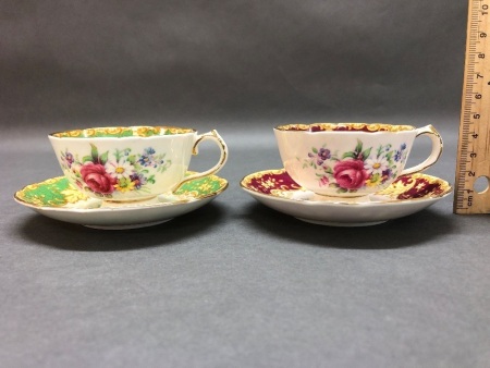 2 x Paragon China Cups and Saucers