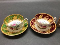 2 x Paragon China Cups and Saucers - 2