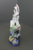 Contemporary Large Ceramic Statue of Guan Yin, Child, Elephant and Sea Dragon - 2