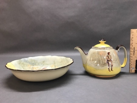 Royal Doulton Orlando Tea Pot and Bowl