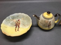 Royal Doulton Orlando Tea Pot and Bowl - 2