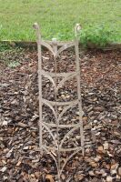 Antique 5 Tier Wrought Iron Kitchen Pot Stand