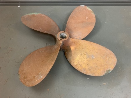 Large Phosphor Bronze 4 Blade Propellor c1980