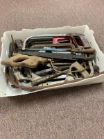 Asstd Box Lot of Vintage Tools inc. Saws - 2