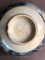 Chinese Kangsi Bowl c1700 Restored + Qing Dynasty Bowl c1800's - 8