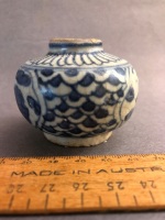 2 x c1500's Annamese Ware Pots - 1 With Knobbed Lid - 11