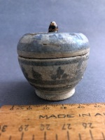 4 x Early Thai Lidded Pots c1400's - Inc 3 Miniatures - 7