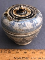 4 x Early Thai Lidded Pots c1400's - Inc 3 Miniatures - 8