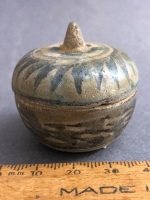 4 x Early Thai Lidded Pots c1400's - Inc 3 Miniatures - 9