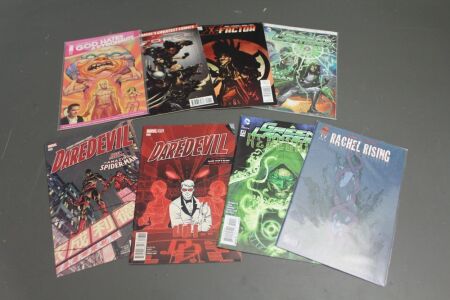 Asstd Lot of 8 x Marvel Comics inc. X-Force, Daerdevil and Green Lantern