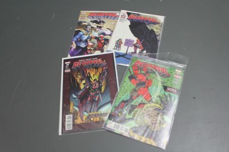 Lot of 4 x Marvel Deadpool Comics