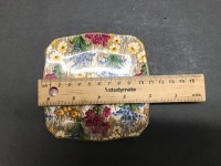 Royal Winton Vintage Chintz ‘Marguerite’ - Small Tazza and 2 Trinket/Pin Dishes - 5