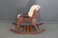 Vintage Timber Rocking Horse - 2