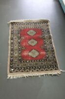 Small Hand Knotted Woolen Rug from Pakistan - Some Wear
