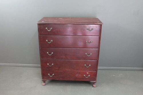 Vintage 5 Drawer Tallboy