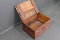 Vintage Bush Timber Lift Lid Box With Mobil Crate Lid - 4