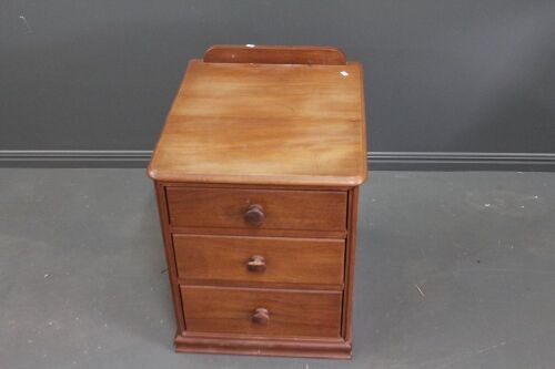 3 Drawer Timber Bedside Cabinet