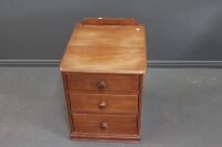 3 Drawer Timber Bedside Cabinet