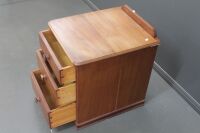 3 Drawer Timber Bedside Cabinet - 2