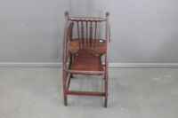 Antique Childs High Chair / Rocker - 4