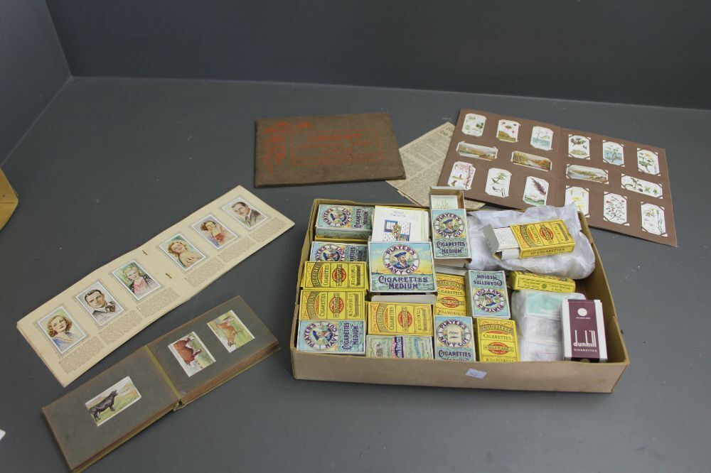 Large Collection of Vintage Cigarette Boxes Many with Full Sets of