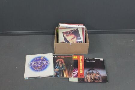 Asstd Lot of 26 x LP Albums inc. Dylan, Elvis, Frampton, Holliday, Abba Etc