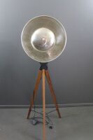 Large Contemporary Movie Style Tripod Lamp