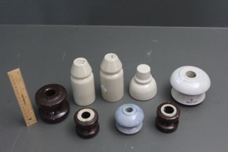 Asstd Lot of Ceramic Insulators