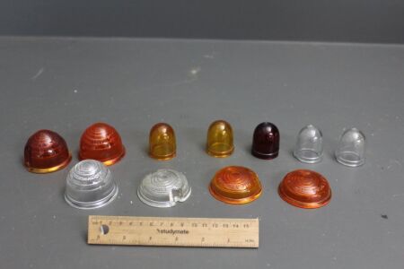 Asstd Lot of Vintage Car Indicator Lenses