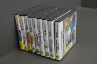 Asstd Lot of 9 Nintendo DS Games inc. Books