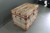 Large Vintage Timber Sea Trunk - As Is - 3