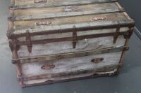 Large Vintage Timber Sea Trunk - As Is - 6