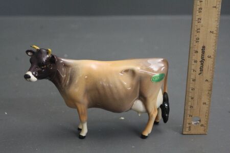 Vintage Beswick Jersey Cow - Stamped CH Newton Tinkle - App. 150mm Long