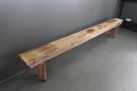 Long Antique Bench / Pew - 2