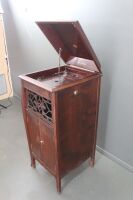 Antique Gramaphone Cabinet - No Turntable - 6