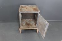 Antique Galvanised Meat Safe on Stand - 2