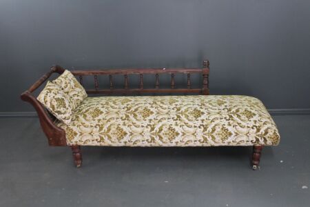 Vintage Upholstered Miners Couch