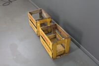 A Pair of Vintage Painted Timber Crates - Osborne Home Delivery - 2