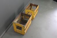 A Pair of Vintage Painted Timber Crates - Osborne Home Delivery - 3