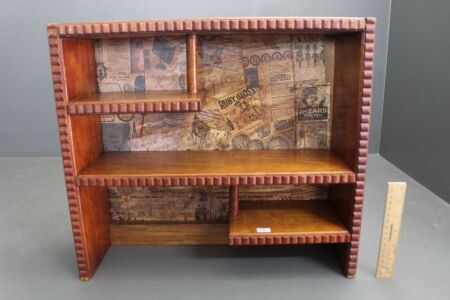 Vintage Desktop Collectors Shelves