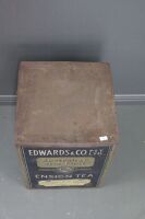 Huge Antique Edwards & Co 28lb Tea Tin - Australia's Tea Men - Great Condition - 4