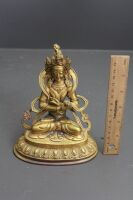 Mid 20th Century Chinese Bronze Tara - Marked to Base