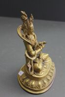 Mid 20th Century Chinese Bronze Tara - Marked to Base - 3