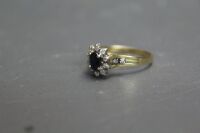 18ct Gold, Sapphire and Diamond Ring - 2