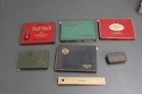 Lot of Vintage Cigarette Tins inc. Players and Churchman's Shipping Line Issues