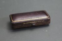 Antique Cased Cigarette Holder with Hallmarked SS Bands 1911. Cased Marked Th. Vafiadis & Co Bombay - 4