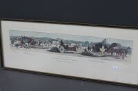 Antique Framed Litho of Parliament House Brisabane + Framed Photo of Pile Light Moreton Bay - 4