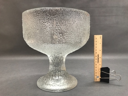 Iittala Finland Large Hopla Pedestal Bowl